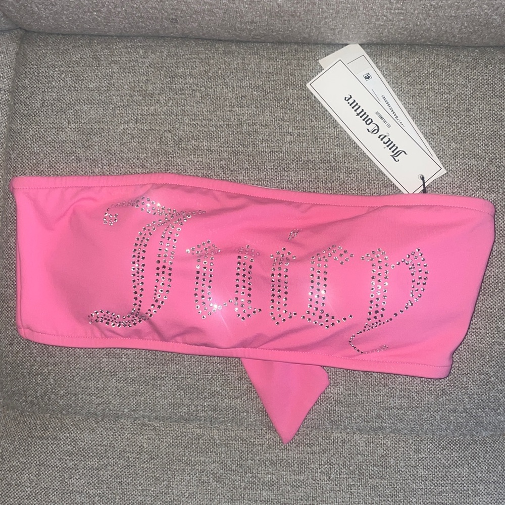 WOMEN'S JUICY COUTURE STRAPLESS SWIM TOP